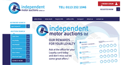 Desktop Screenshot of independentmotorauctions.co.uk